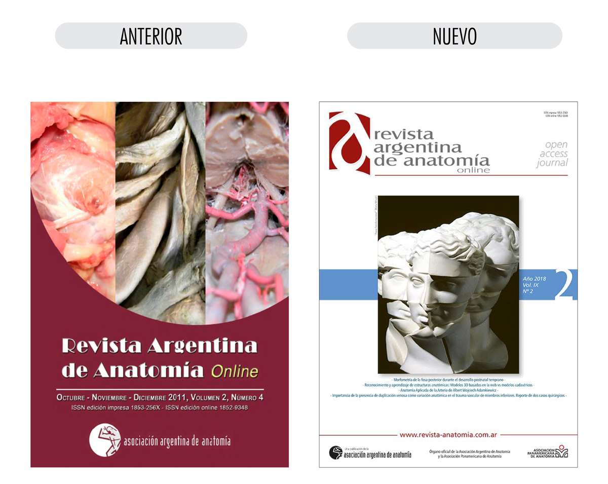 Revista Argentina de Anatomia Online old new