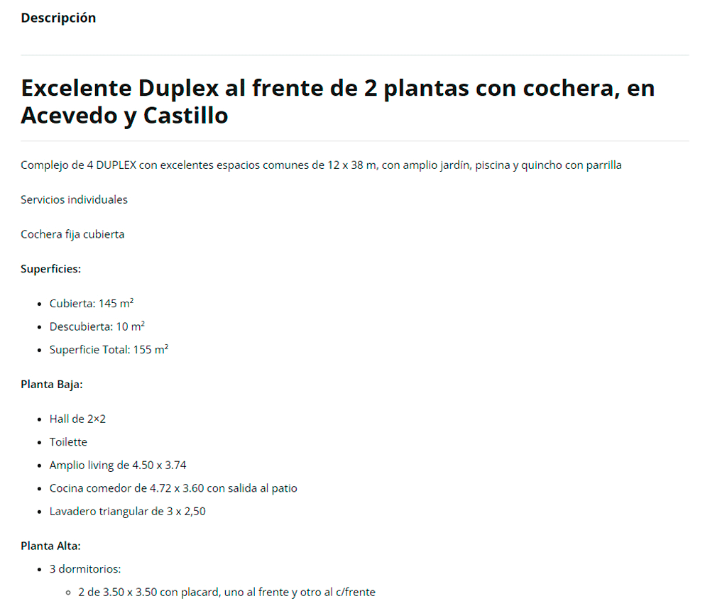 descripcion descripcion